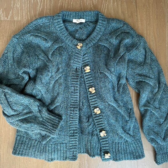 Madewell Sweaters - Madewell Chunky Cable Knit Cardigan